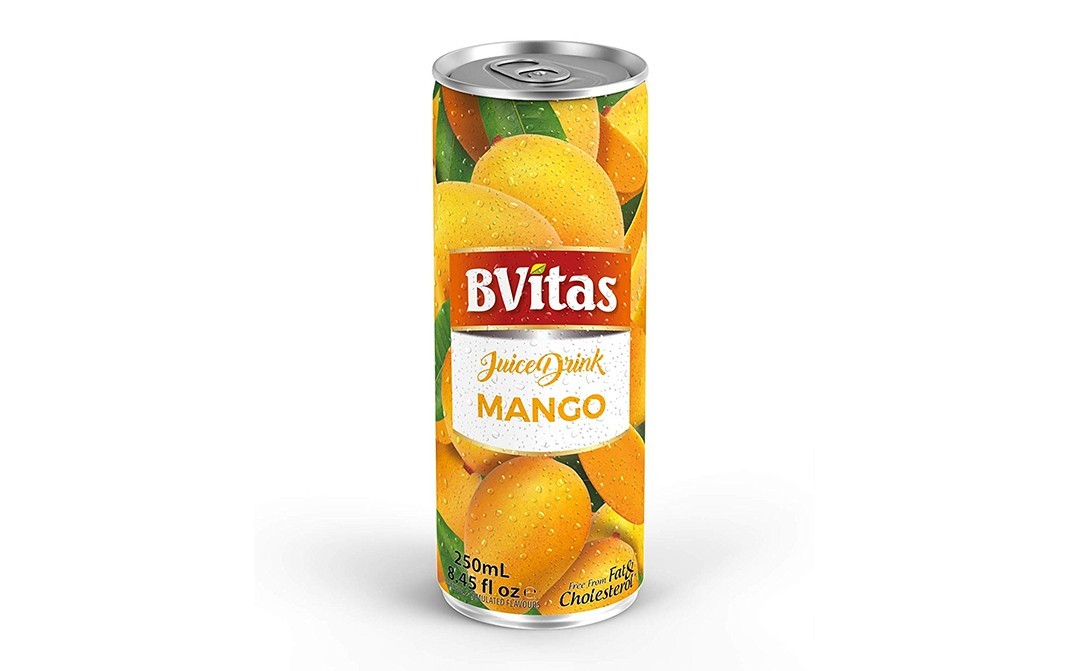 Bvitas Juice Drink Mango    Can  250 millilitre